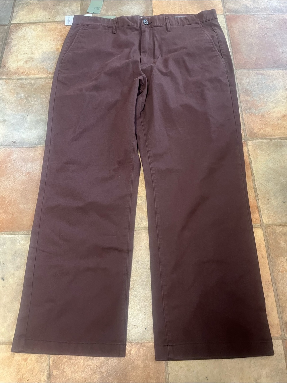 Goodfellow & co Men's Straight Fit Chino Pants - Deep Brown